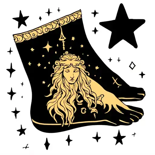 libra, Aquarius, cancer, leo, Gemini. simple symbols around ankle, delicate stars in-between. tattoo design idea