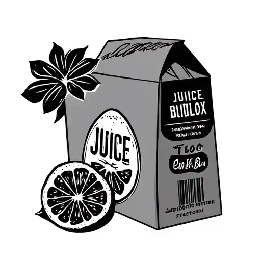 Juice Box tattoo design idea