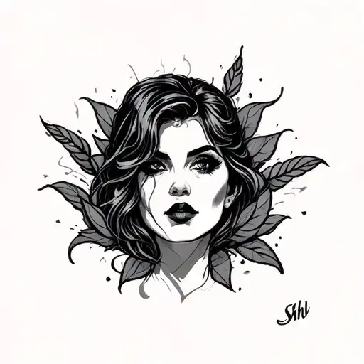 Shh tattoo design idea