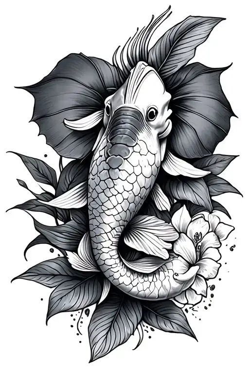 Thai themed; Koh lanta, koi fish, nature, Muay Thai, fruit, elephant etc tattoo design idea
