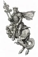 king Baldwin IV tattoo design idea