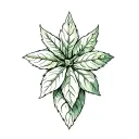 basil mini for leg tattoo tattoo design idea