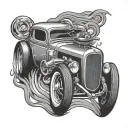 Hot Rod tattoo design idea
