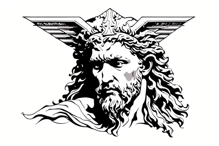 Erebus Greek god tattoo design idea