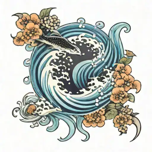 Water Element tattoo design idea