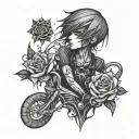 emo tattoo design idea