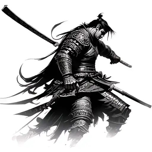 ronin warrior tattoo design idea