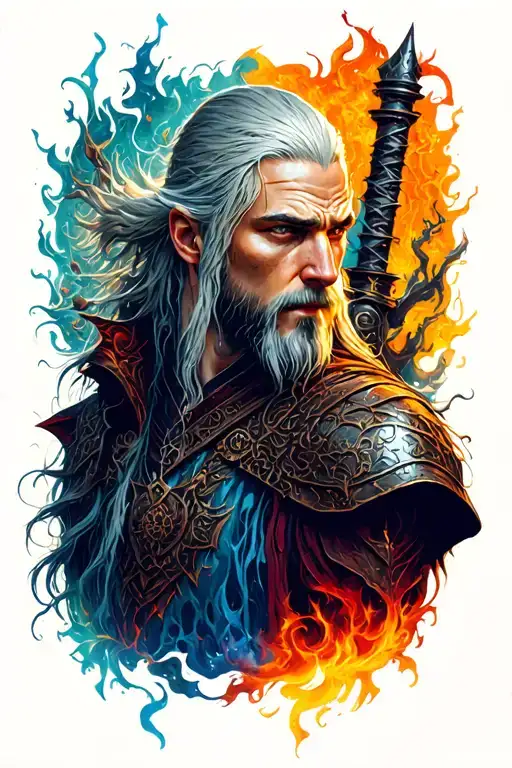 the witcher signs tattoo design idea