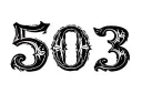 "503" tattoo design idea