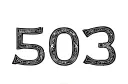 "503" tattoo design idea