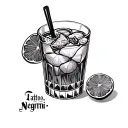 Negroni tattoo design idea