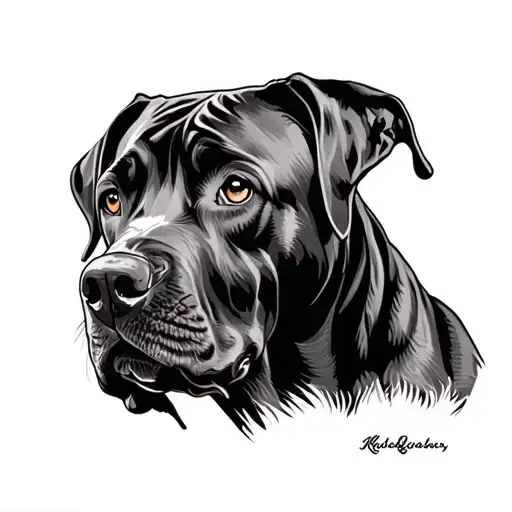 rhodesian ridgeback tattoo design idea