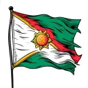 GOLF FLAG DRAWING tattoo design idea