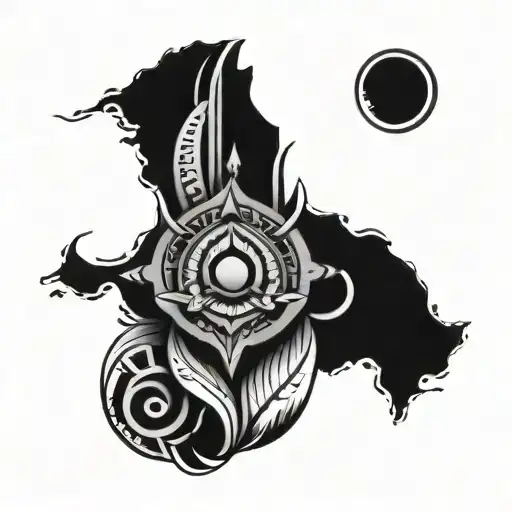 Arawak native art tattoo tattoo design idea