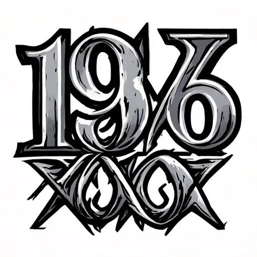 1969 Roman Numerals tattoo design idea