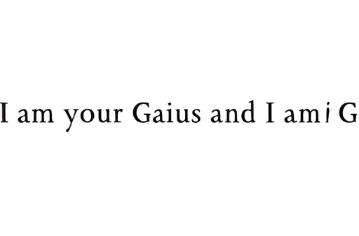 "I am your Gaius and I am your Gaia" tattoo design idea