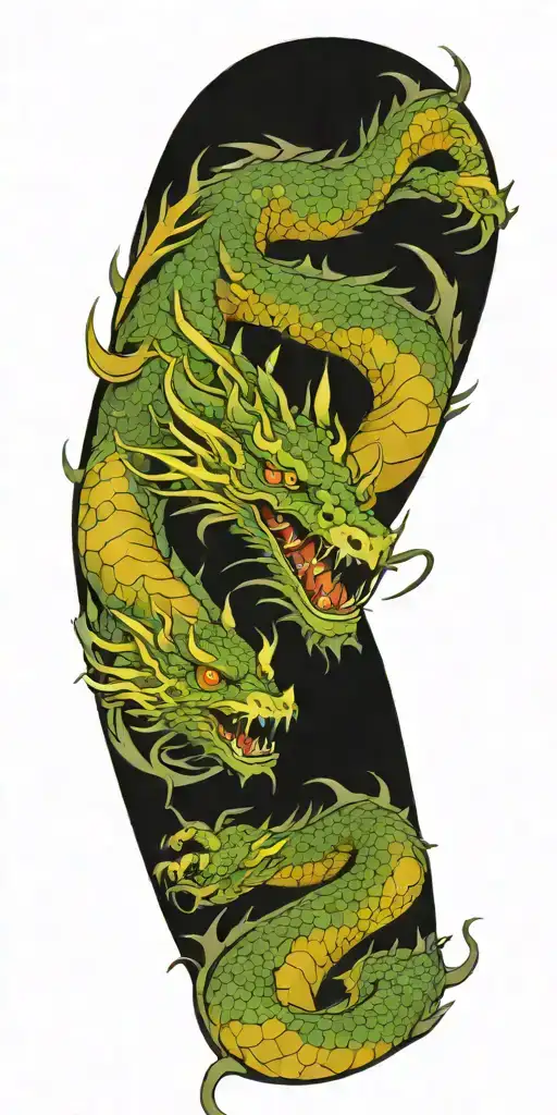 chinese zodiac wood dragon tattoo tattoo design idea