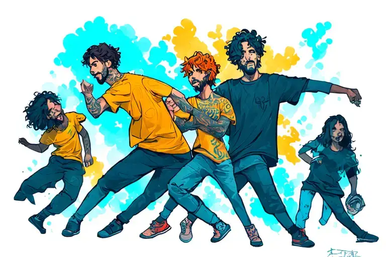 dance Gavin dance tattoo design idea