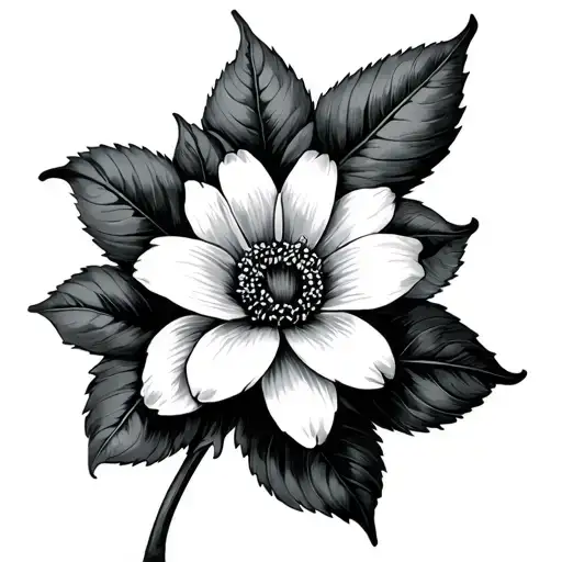 luke 1:37 with flower through it  tattoo design idea