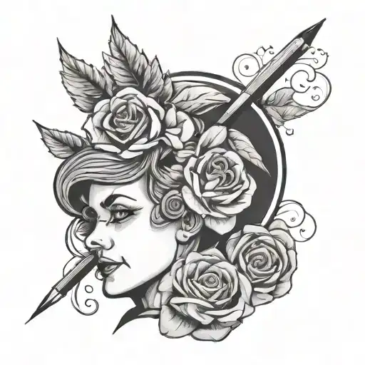 teacher tattoo design idea