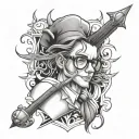 teacher tattoo design idea