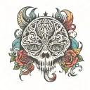 bipolar disorder a lot tattoo design idea