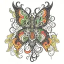 bipolar disorder a lot tattoo design idea