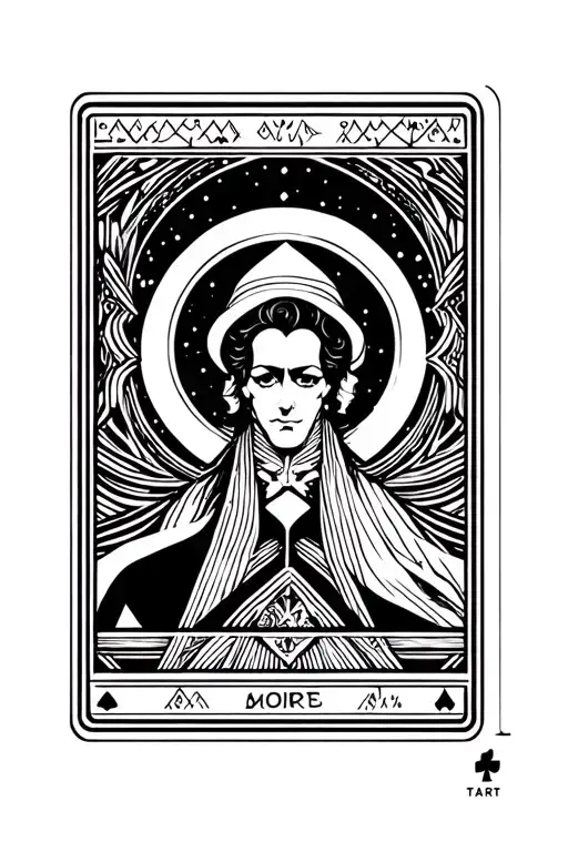 magician tarot card tattoo design idea