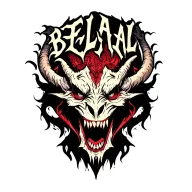 "B E L I A L" BELIAL DEMON tattoo design idea