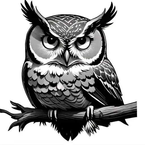 Owl Hedwig Wald Inkheart tattoo design idea