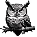 Owl Hedwig Wald Inkheart tattoo design idea