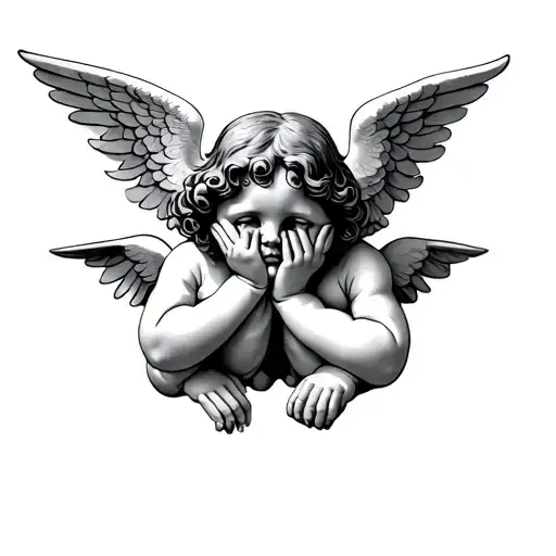 See No Evil Hear No Evil Speak No Evil cherubs tattoo design idea