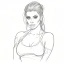 kim kardashian tattoo design idea