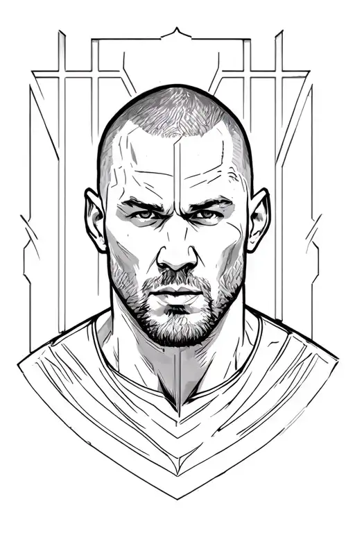 wwe the shield, randy orton, steve austin , cm punk, hitman details bzw symbole. steelcage hintergrund  tattoo design idea