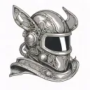 welding hood tattoo design idea