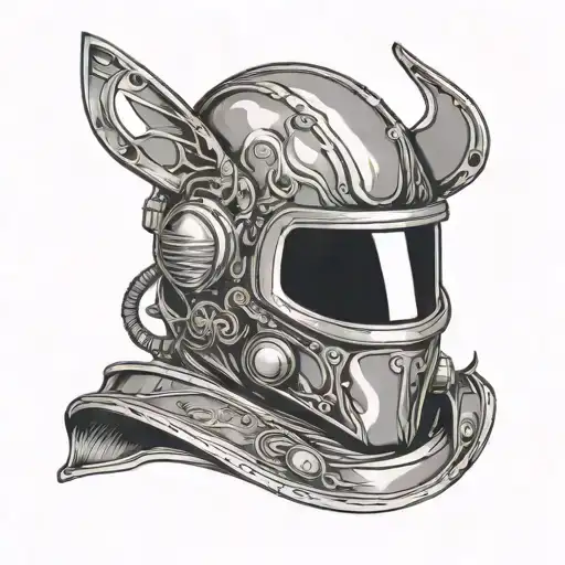 welding hood tattoo design idea