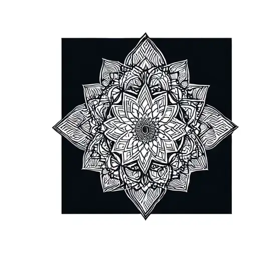 mandala geometric inner bicep tattoo universe psychedelic tattoo design idea
