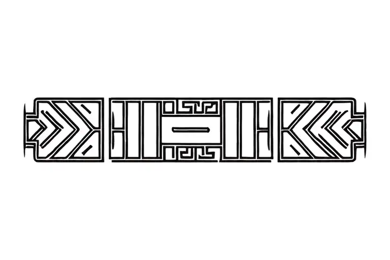 Hmong symbols and motifs tattoo design idea