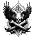 Brotherhood loyalty intertwined tattoo design idea