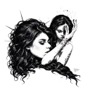 Overthinking tattoo design idea