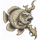 grumpy gills tattoo design idea