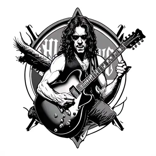 AC/DC tattoo design idea