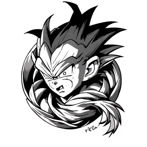 Dragon Ball Z tattoo design idea