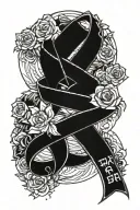 Jiu Jitsu belt pray god faith hope love tattoo design idea