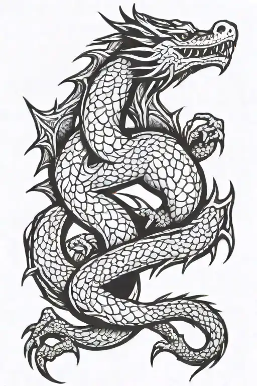 Dragon in collar bone tattoo tattoo design idea