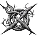 Witches Knot tattoo design idea