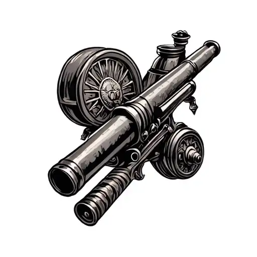 Arsenal Cannon tattoo design idea