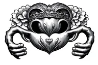 Claddagh tattoo design idea