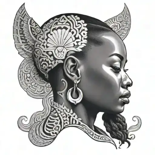 Oya (Yoruba) tattoo design idea