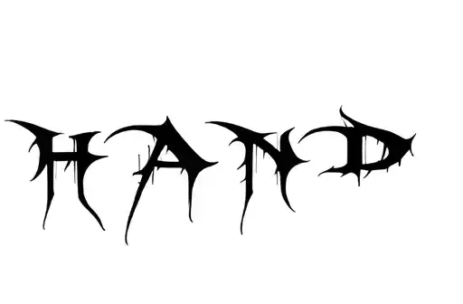 "hand anime" tattoo design idea